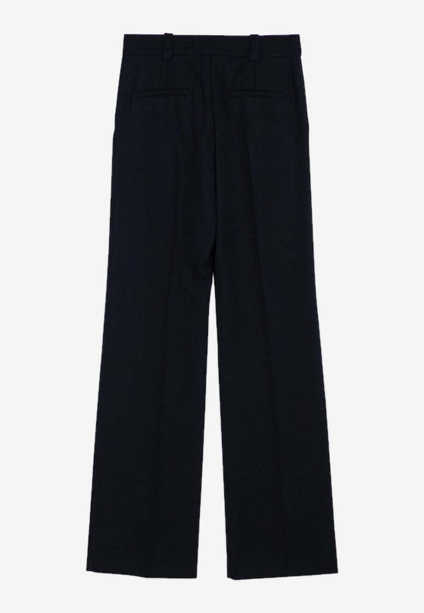 Straight-Leg Tailored Pants