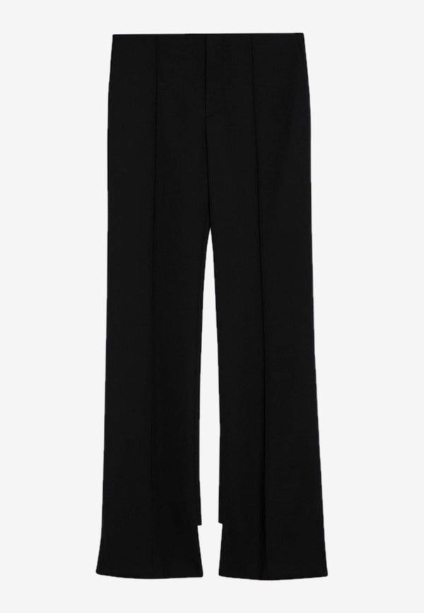 Asymmetrical Wool Pants