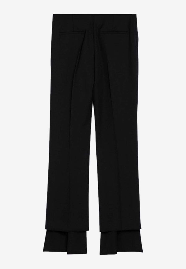 Asymmetrical Wool Pants