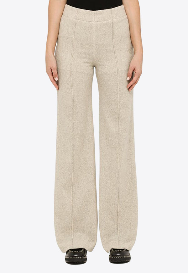 Wool-Blend Palazzo Pants