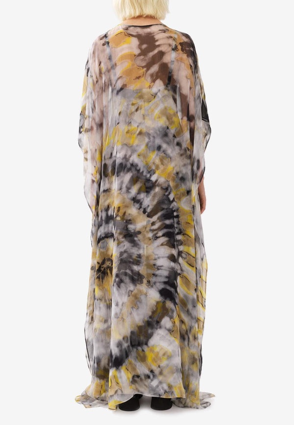 Tie-Dye Print Kaftan