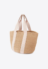 Large Woody Basket Tote Bag