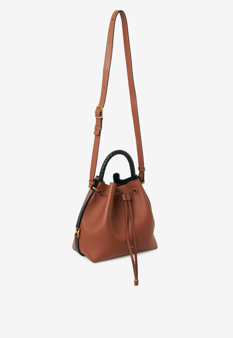 Marcie Bucket Bag in Leather