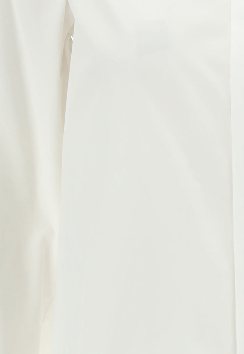 Long-Sleeved Poplin Shirt