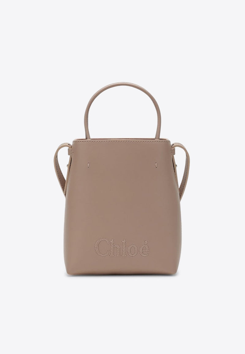 Micro Sense Leather Tote Bag