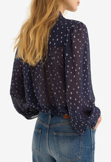 Dots Lavallière Blouse