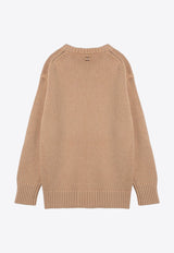 Cashmere-Blend Knitted Sweater