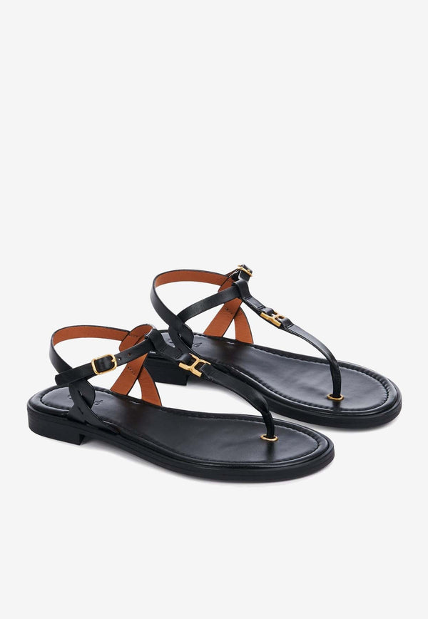 Marcie Flat Leather Sandals