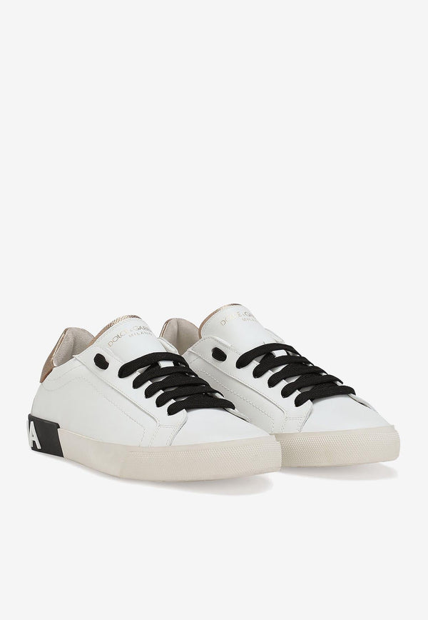 Portofino Vintage Calf Leather Sneakers