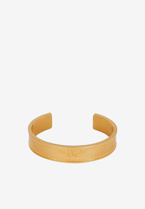 Logo Engraved Tubular Bracelet