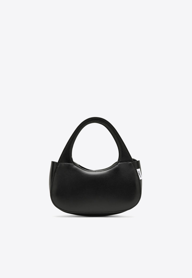 Micro Baguette Leather Swipe Bag