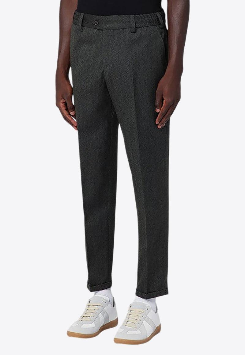 Rebel Tapered-Leg Wool Pants