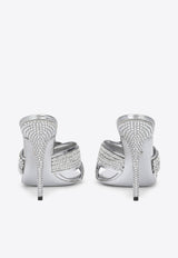 Keira 85 Crystal Mesh Mules