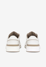 Calfskin New Roma Low-Top Sneakers