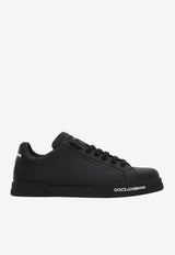 Logo Low-Top Sneakers in Calfskin