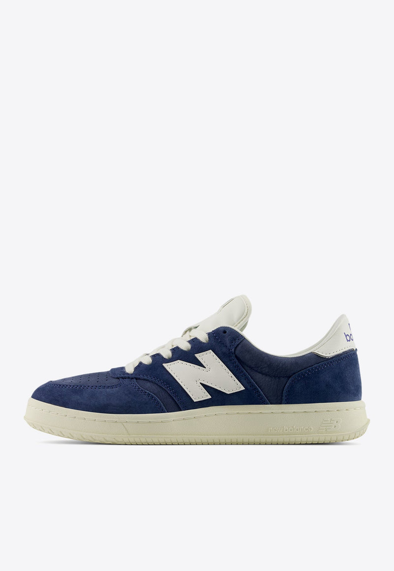 T500 Low-Top Sneakers in Navy with Sea Salt and Marine Blue