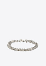 Crystal-Embellished Chain Bracelet