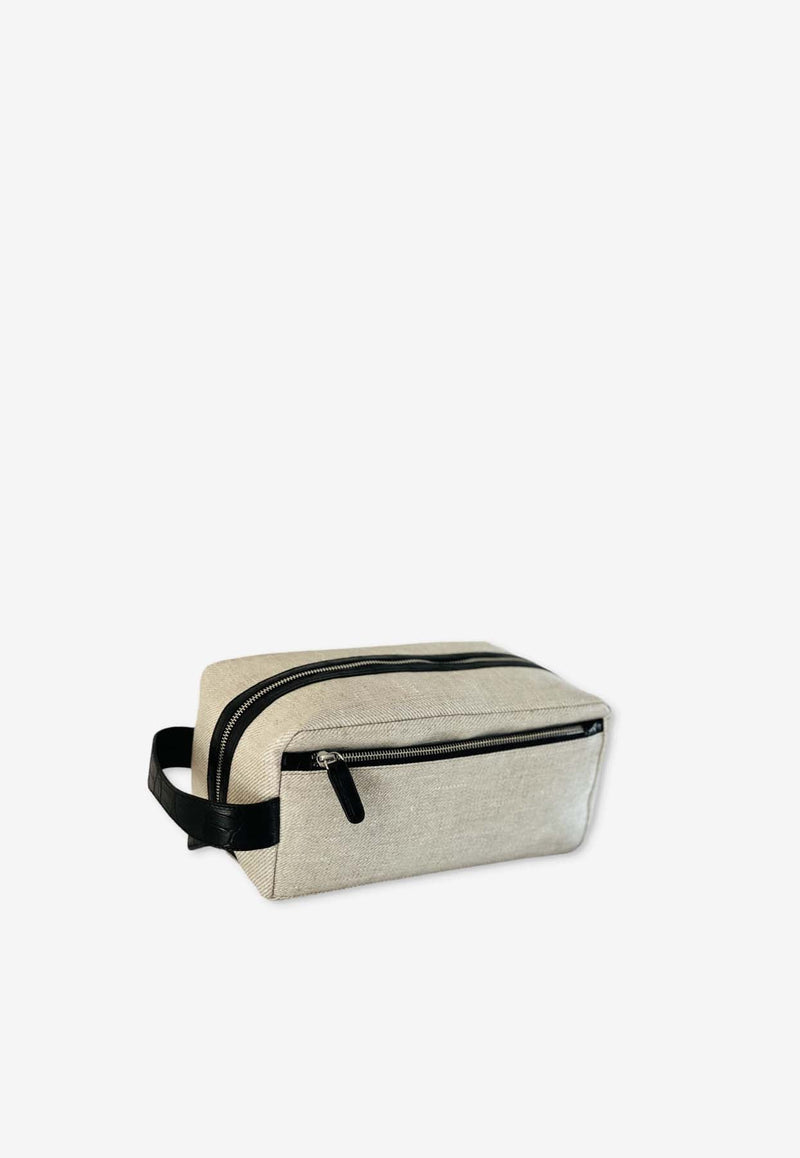 Cactus Canvas Toiletry Bag