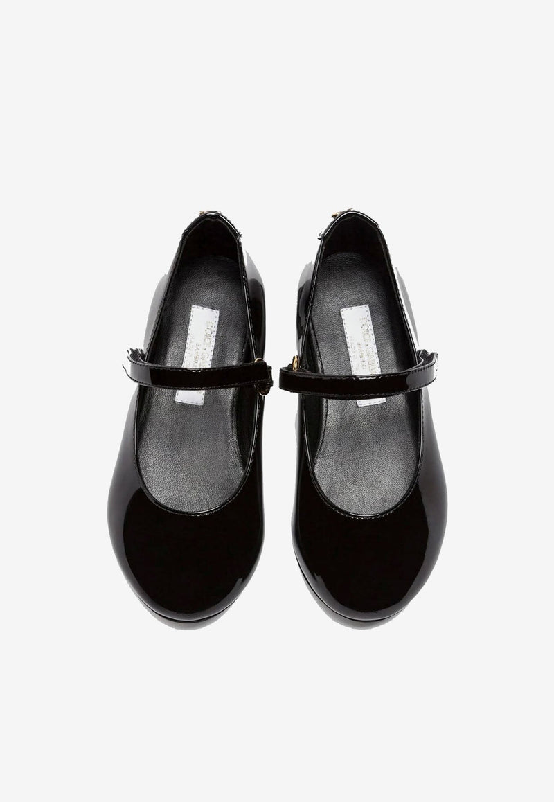 Girls Patent Leather Mary Jane Flats