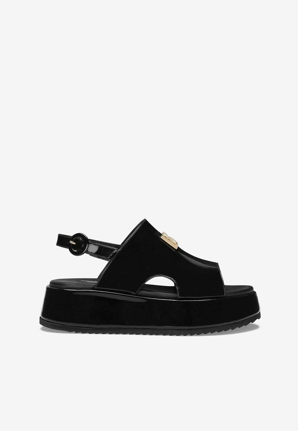 Girls Patent Leather Sandals