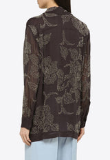 Long-Sleeved Sequin Shirt