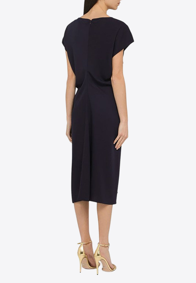 Crêpe Midi Dress