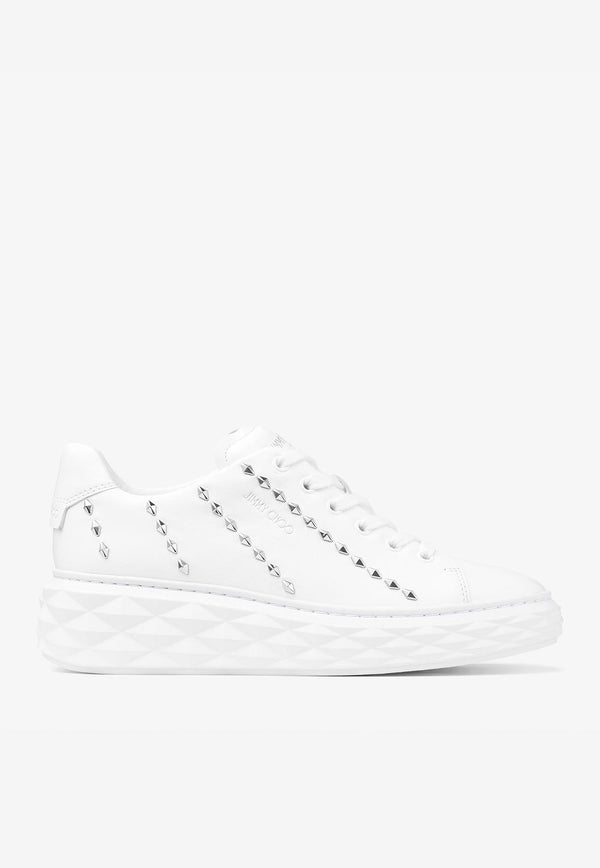 Diamond Light Maxi Low-Top Sneakers with Studs