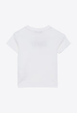 Boys Face Logo Print T-shirt