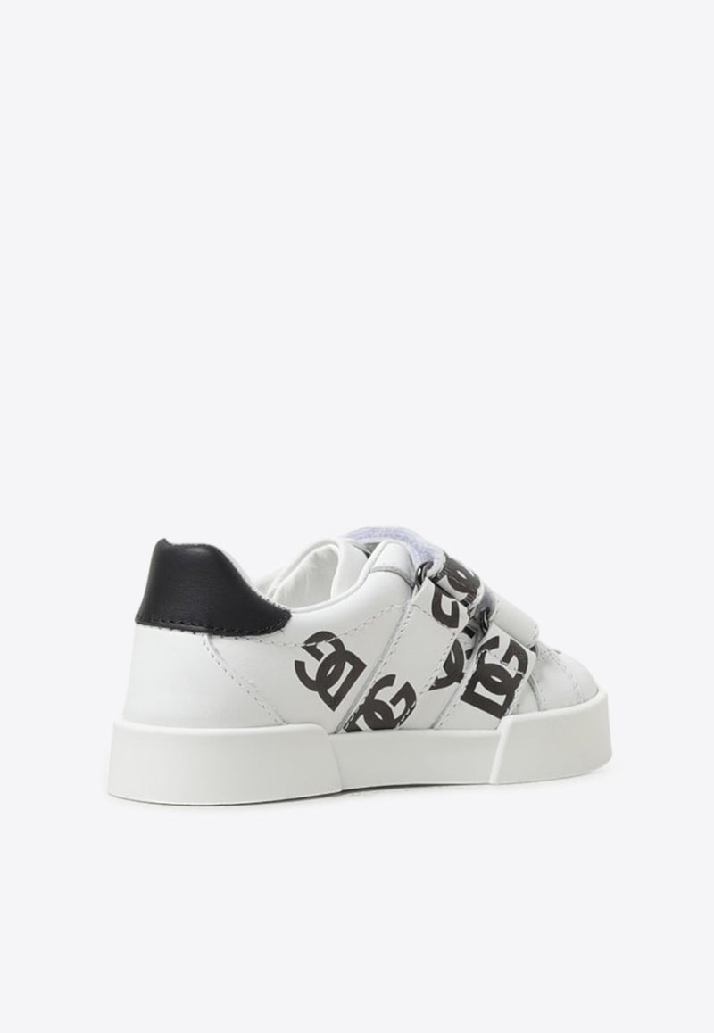 Baby Boys Logo Leather Sneakers