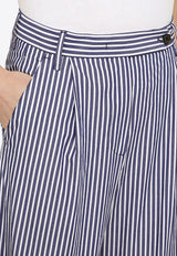 Fairmont Striped Wide-Leg Pants
