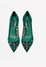 Bellucci 60 Taormina Lace Pumps with Crystal Detail