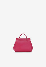 Girls Mini Sicily Top Handle Bag in Patent Leather