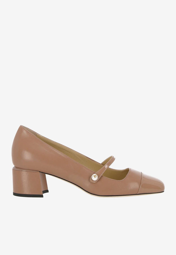 Elisa 45 Pumps in Patent and Nappa Leather