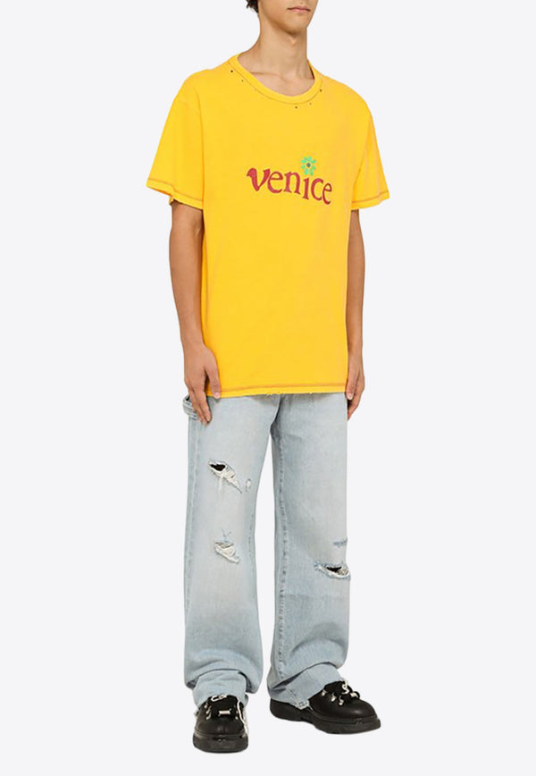 Distressed Venice Crewneck T-shirt