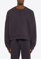 Washed-Out Pullover Sweatshirt