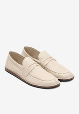 Cary Grained Leather Loafers