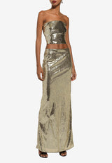 Sequined Mermaid Maxi Skirt