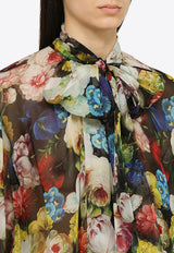 Floral Silk Blouse