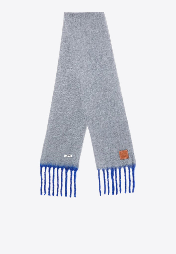 Anagram Patch Fringed Scarf