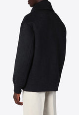 Zip-Up Cashmere Jacket