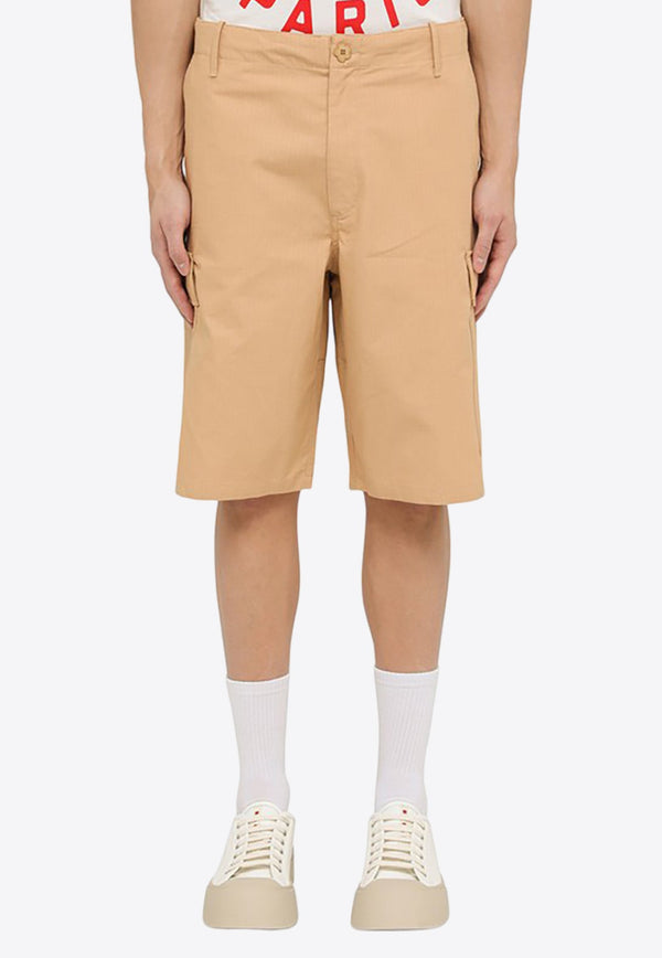 Logo Patch Cargo Shorts