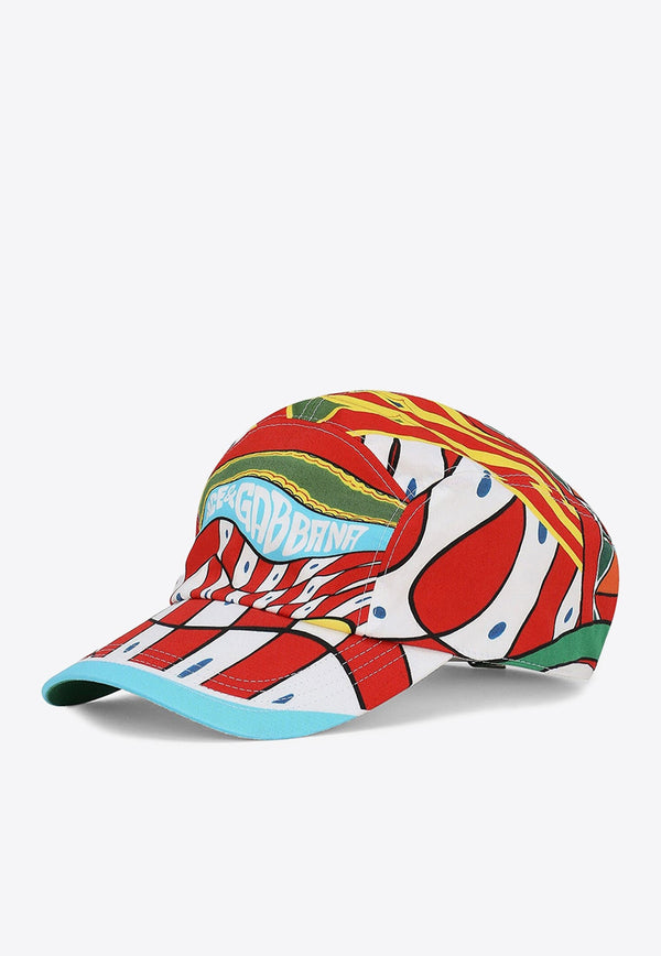 Carretto-Print Baseball Cap