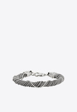 Silver Torsion Bracelet