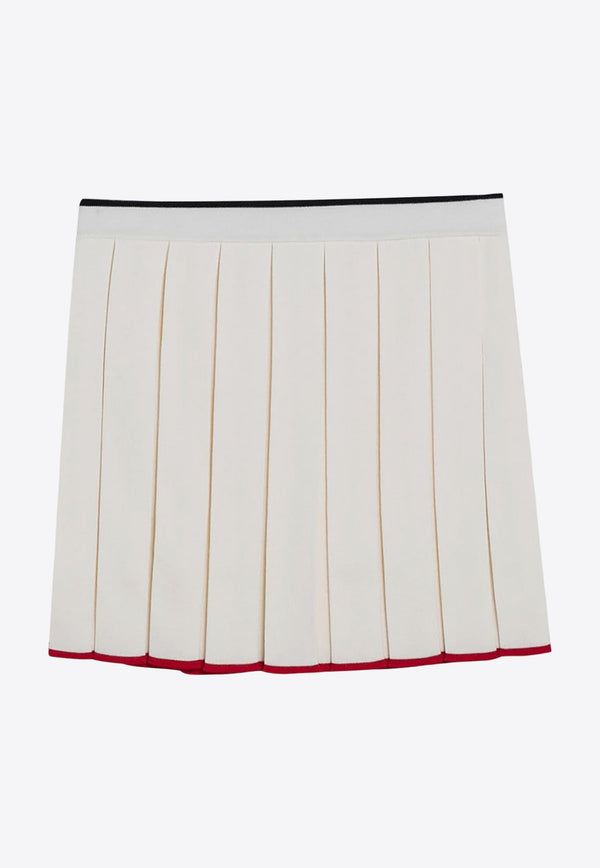 Pleated Mini Skirt