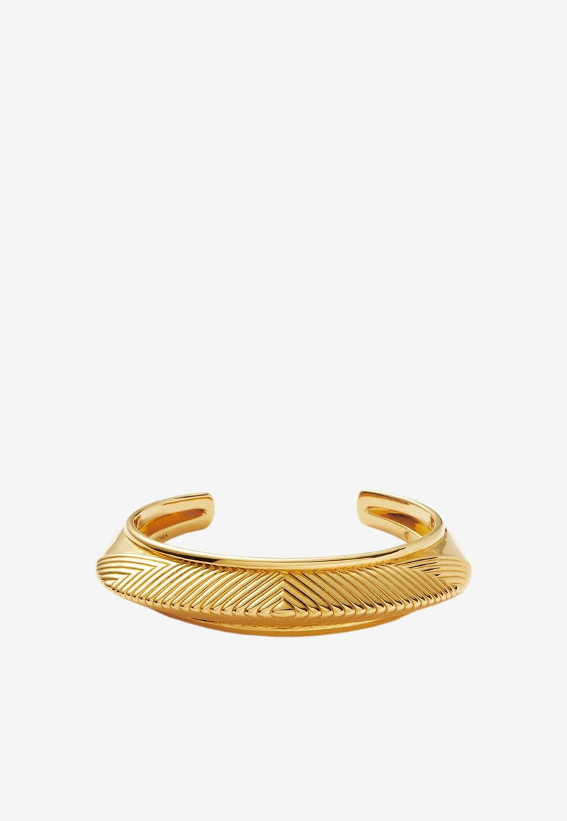 Hera Dome Ridge Bracelet Cuff