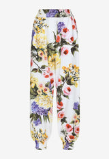 Garden Print Balloon Pants