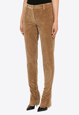 Stretch Corduroy Bell Bottom Pants