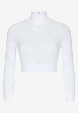 DG Logo Crop Knit Top