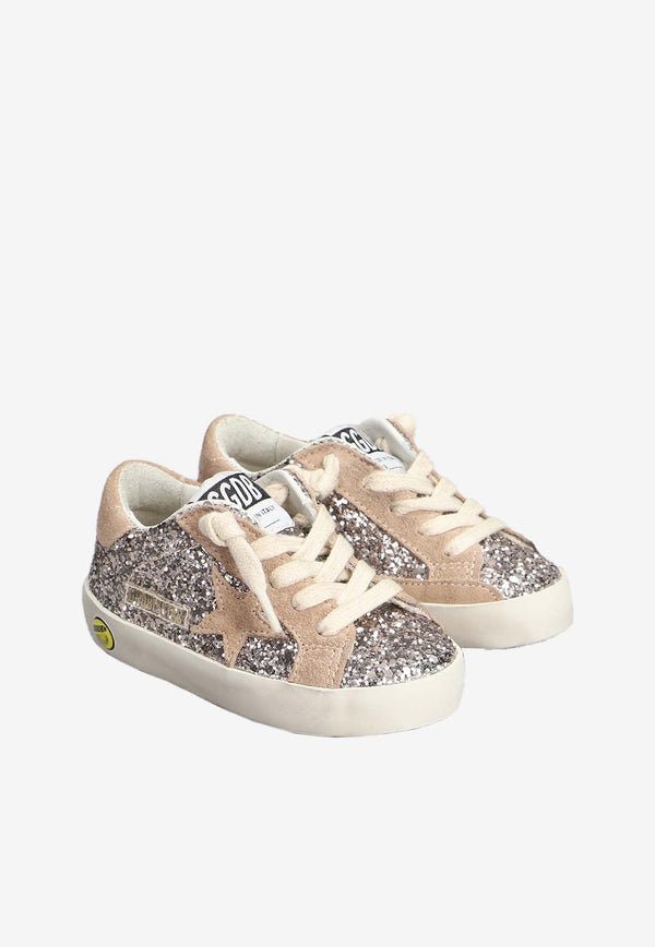 Girls Super-Star Glitter Sneakers