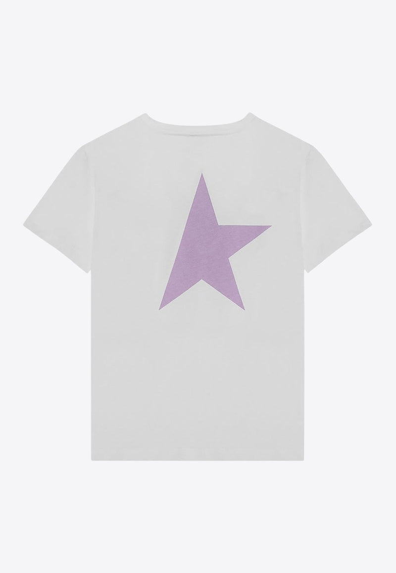 Girls Star Print T-shirt